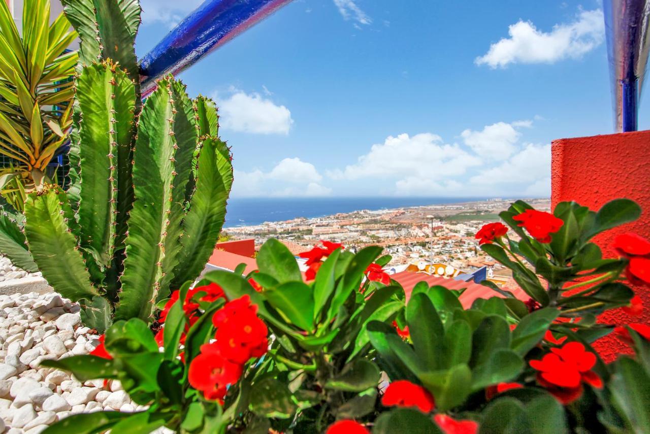 Wonderful View, Huge Terrace Solarium, Private Parking Apartment Costa Adeje  Bagian luar foto