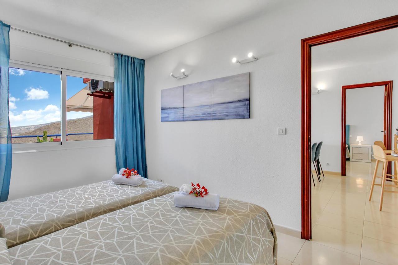 Wonderful View, Huge Terrace Solarium, Private Parking Apartment Costa Adeje  Bagian luar foto